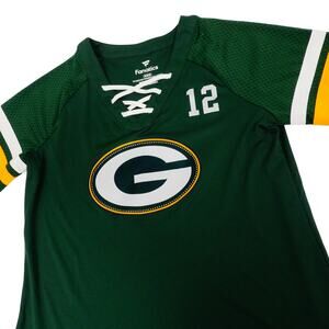 Fanatics NFL Green Bay Packers Lace Up Womens Jersey Aaron Rodgers Medium